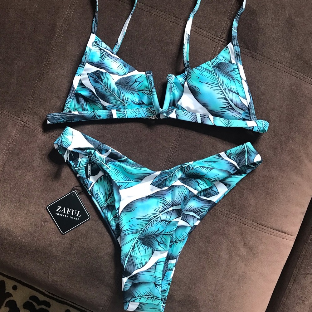 Zaful Print Bikini